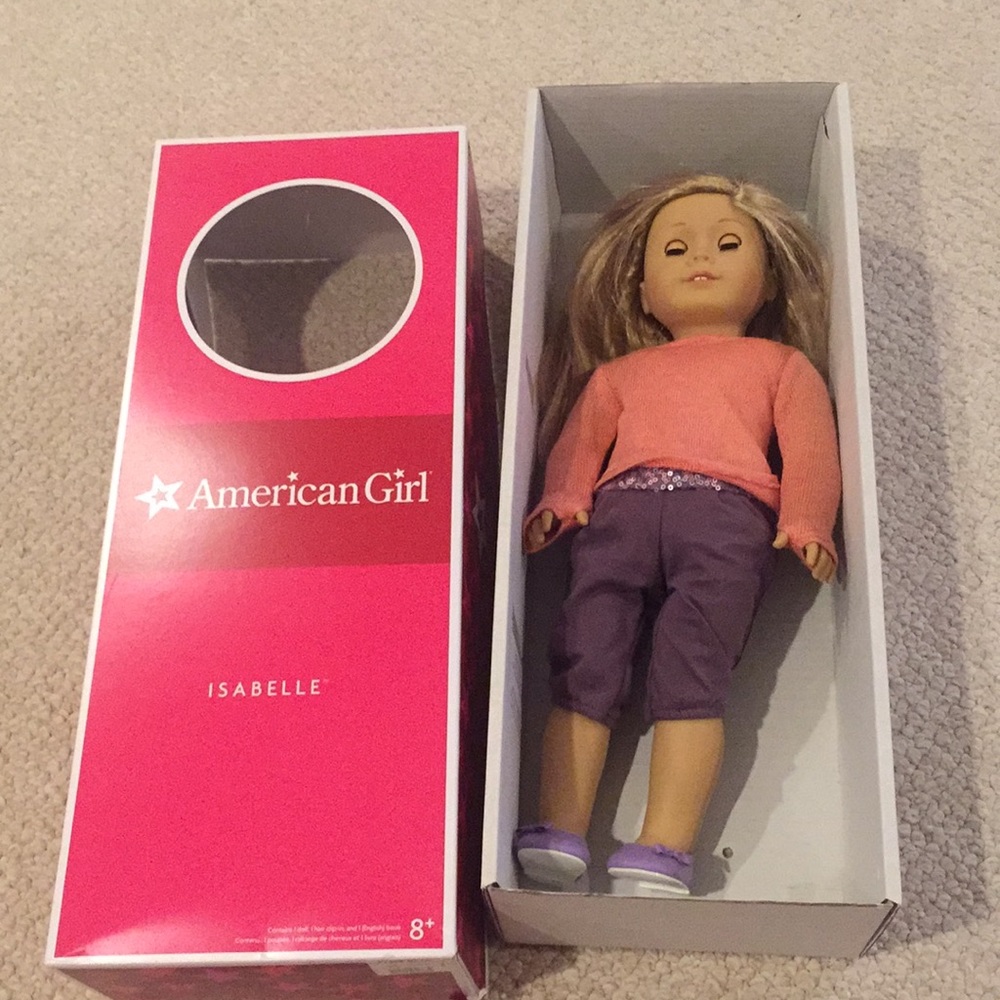 American Girl doll.will come with the box.